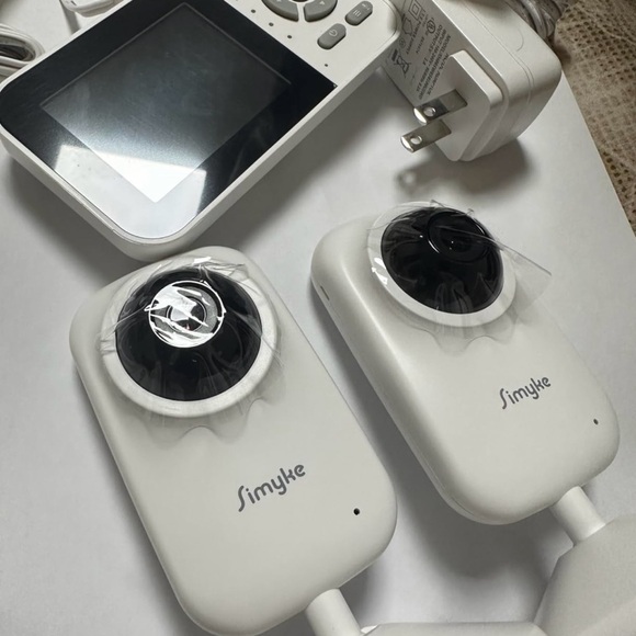 Video Baby Monitor with 2 Cameras and Audio 2.8" LCD Screen, Night Vision, APP, - Picture 2 of 7